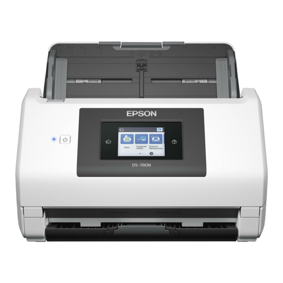 Epson DS-780N Setup Manual