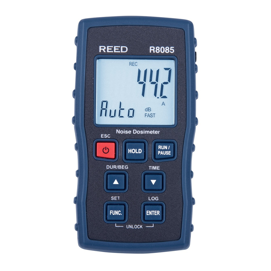 Reed Instruments R8085 Instruction Manual