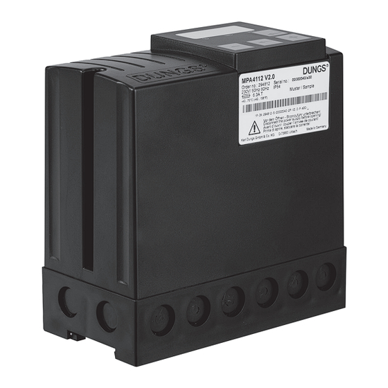 Dungs MPA 41 V2.0 Series User Manual