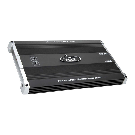 Lanzar MAX MXA214 Owner's Manual