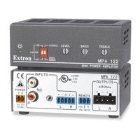 Extron electronics MPA 122 User Manual