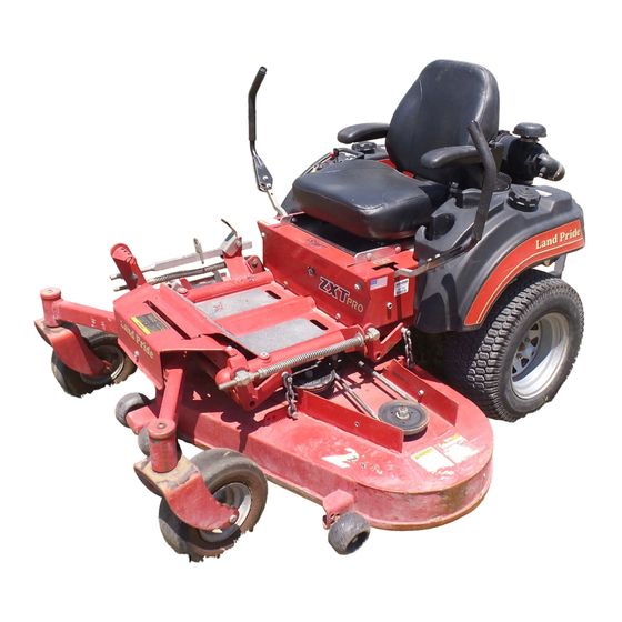 Land Pride ZXT54 Series Zero Turn Mower Manuals