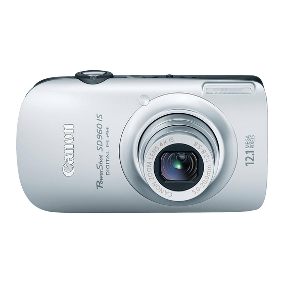 Canon PowerShot SD960 IS User Manual