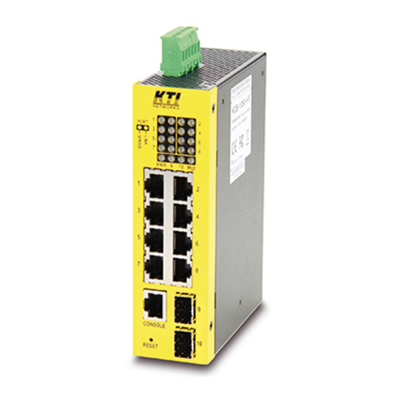 KTI Networks KGS-1060 User Manual