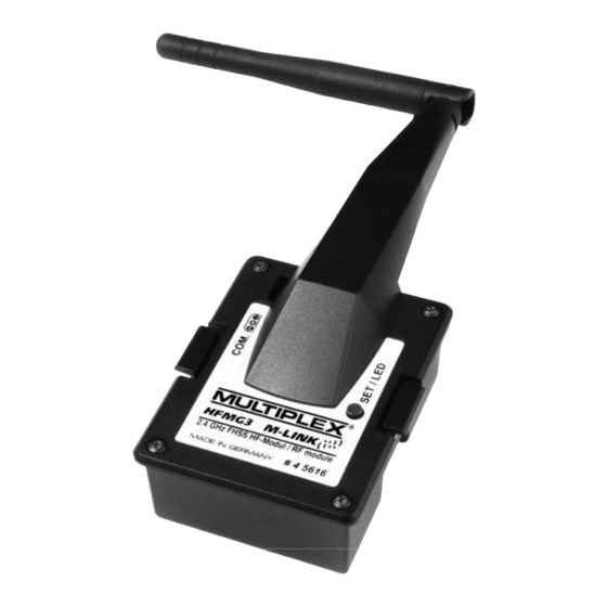 Multiplex HFMG3 M-LINK Operating Instructions Manual