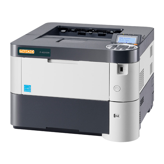 Utax P-5531DN Operation Manual