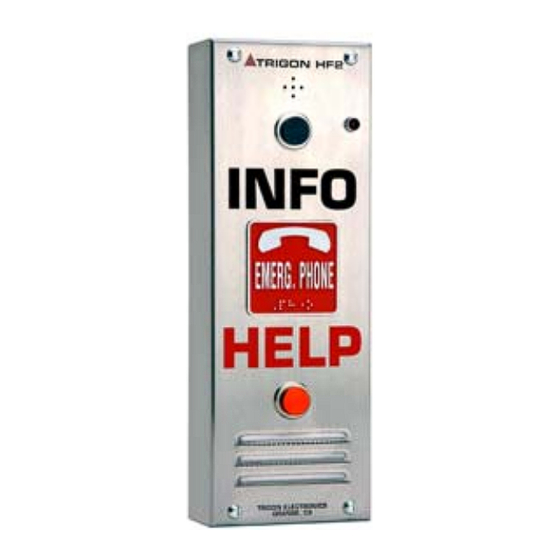 Trigon HF-2 Installation And Operational Instructions