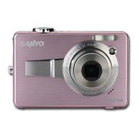 Sanyo VPC E760 - E760 7.1MP Digital Camera User Manual