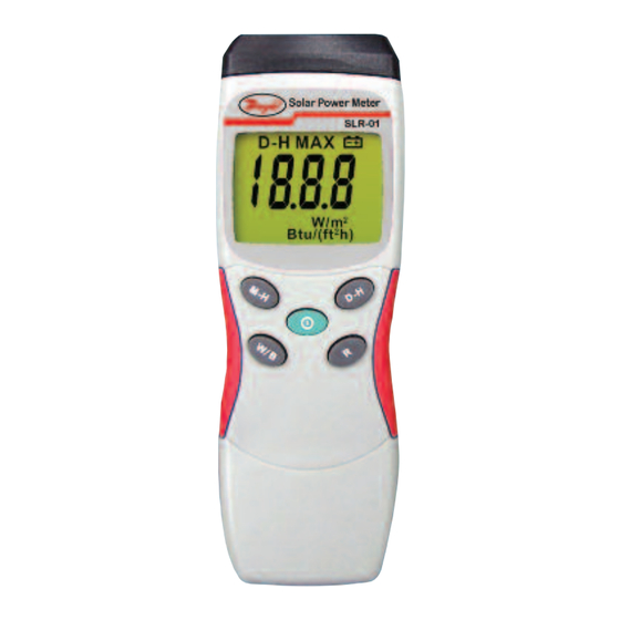 Dwyer Instruments SLR-01 Installation And Operating Instructions