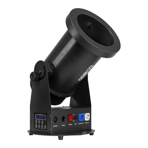 Beamz Pro CC1200 CONFETTI User Manual