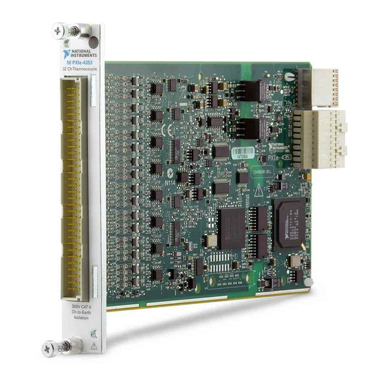 National Instruments SC Express Series User Manual