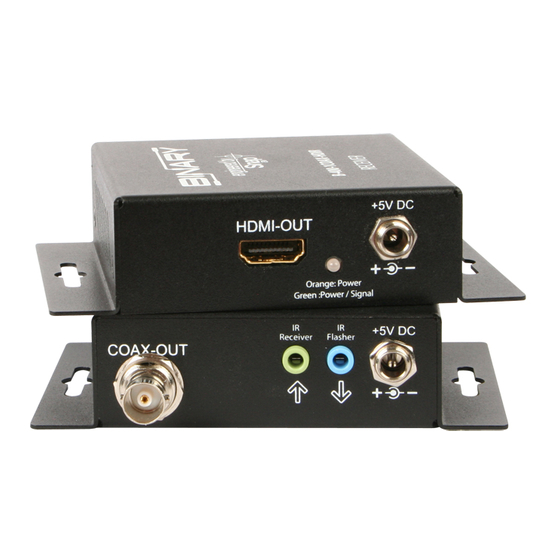 Binary B-400-1COAX-HDIR Owner's Manual