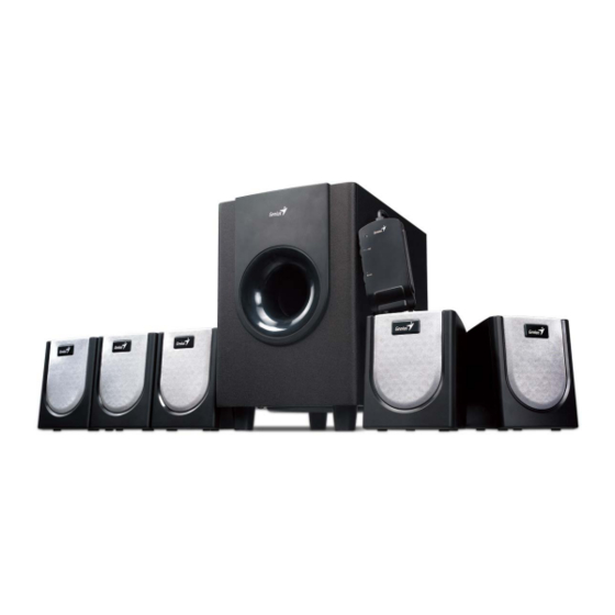 KYE Systems Corp. Genius SW-5.1 1800 Service Manual