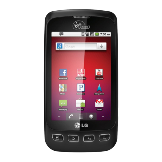 LG Optimus V Specifications
