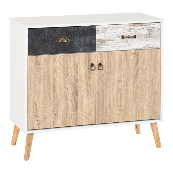 Seconique NORDIC SIDEBOARD SEC/SH/06/22/ZF1 Assembly Instructions Manual