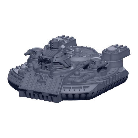 WARCRADLE STUDIOS DYSTOPIAN WARS IRKUTSK CLASS SKYCRUISER Quick Start Manual