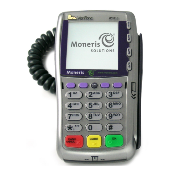 Moneris vx810 duet User Manual