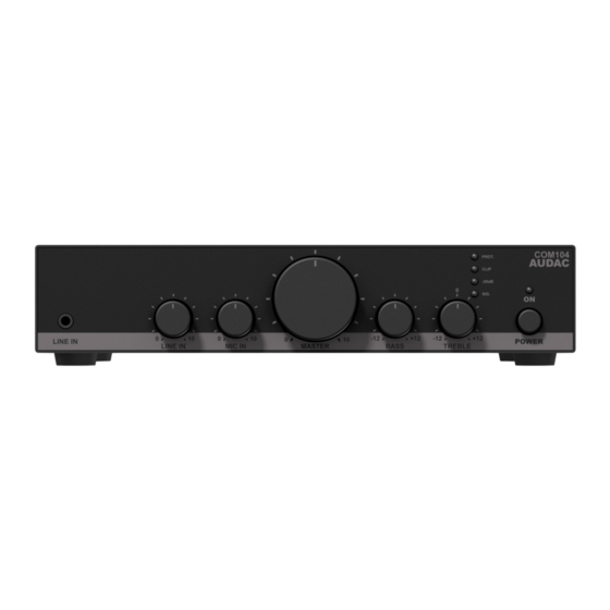 AUDAC COM108 User Manual