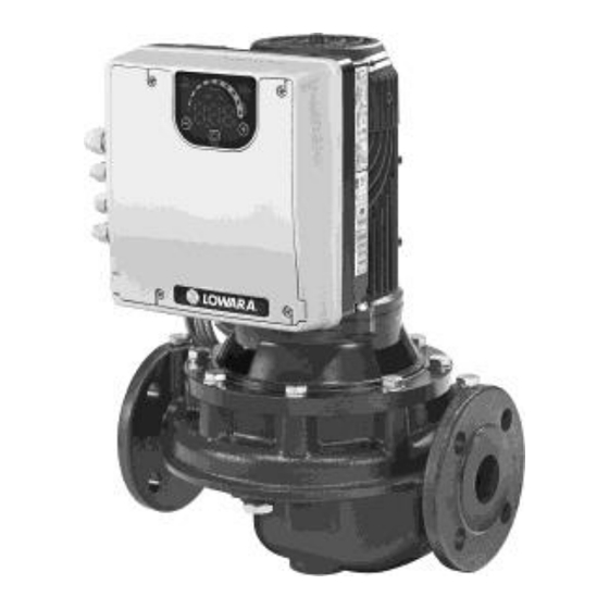 Xylem LOWARA e-LNEEE Quick Start Up Manual
