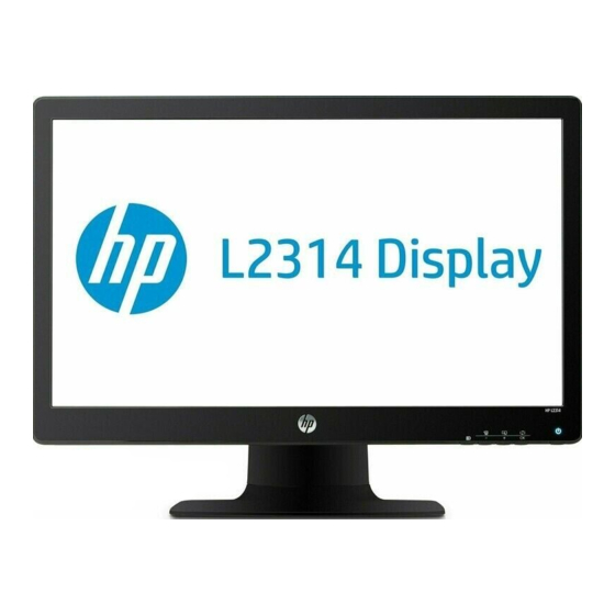 HP L2314 Product End-Of-Life Disassembly Instructions