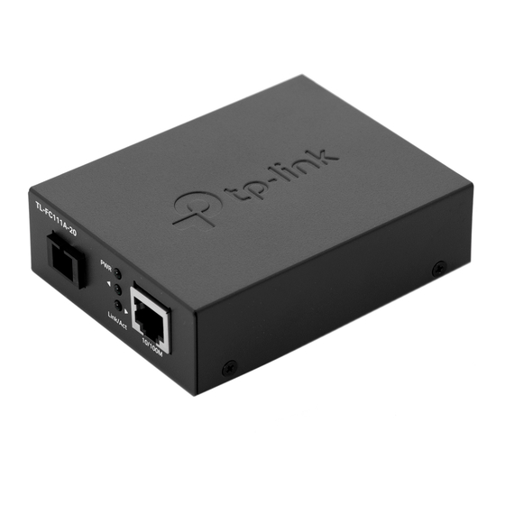 TP-Link TL-FC111A-20 V1 Manual