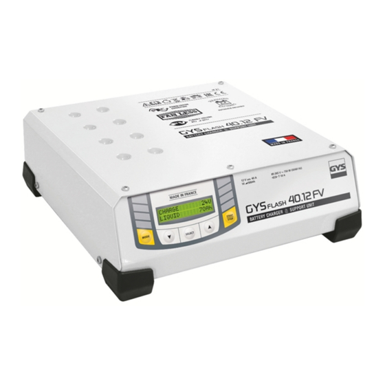 GYS GYSFLASH 40-12 FV Manual