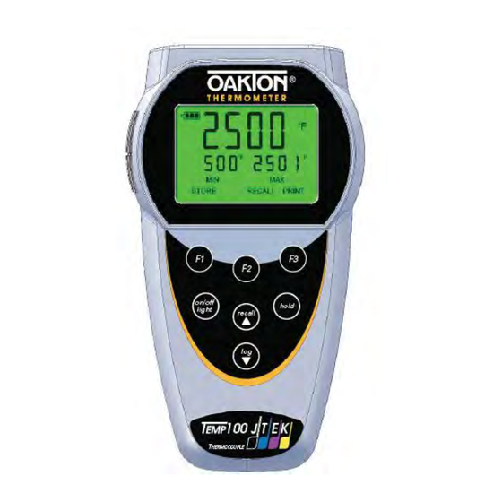 Oakton WD-35427-50 Instruction Manual