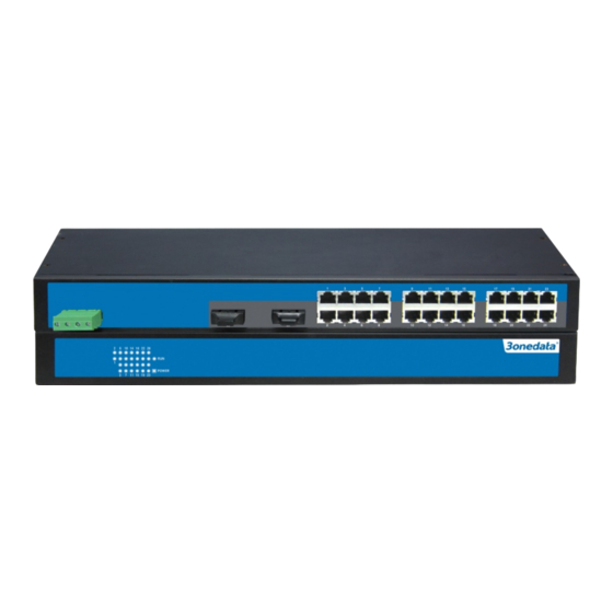 3onedata ES1026-2F Quick Installation Manual