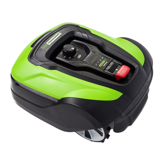 GreenWorks Pro Optimow 25H Operator's Manual