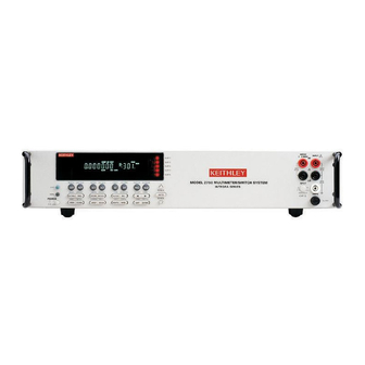 Tektronix KEITHLEY 2750 User Manual