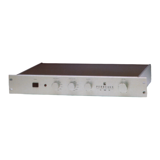 Perreaux SM5 Specifications