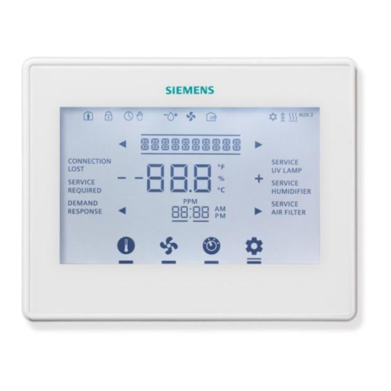 User Manuals: siemens EcoView 97-004 Zigbee Thermostat