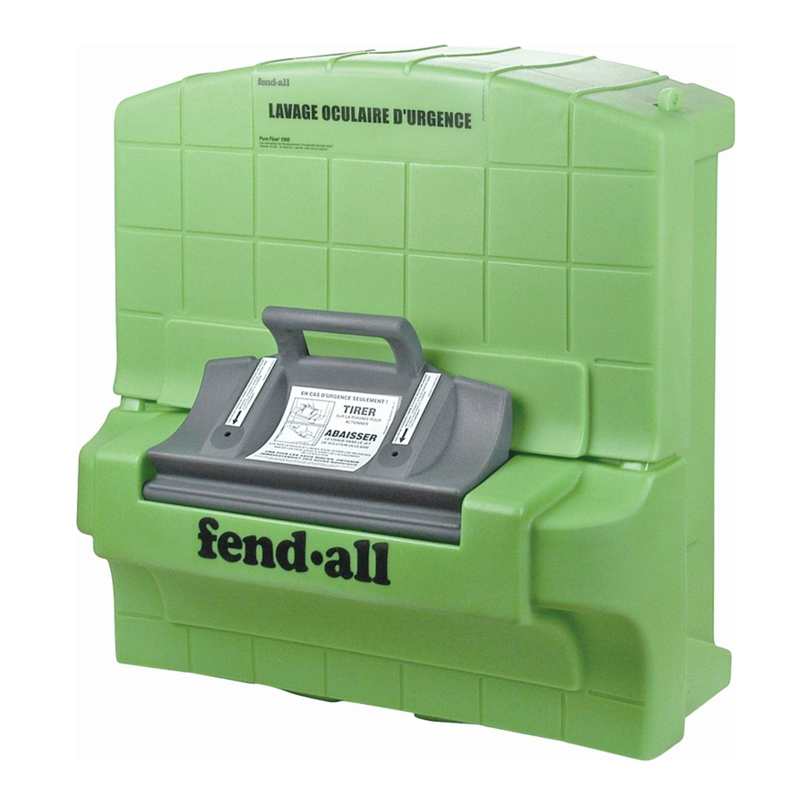 Sperian Fendall Pure Flow 1000 Manual