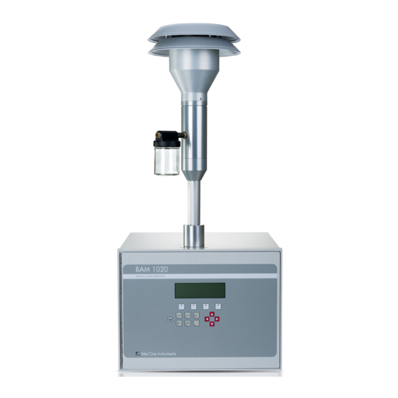 Met One Instruments BAM-1020 Manual Addendum