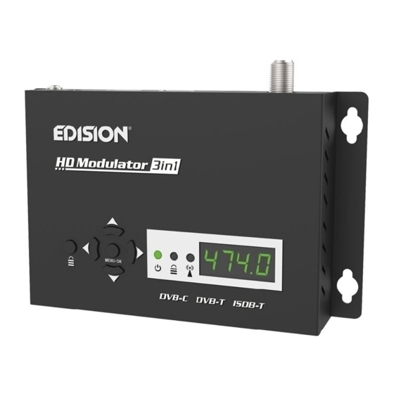 Edision HD Modulator 3in1 Manuals