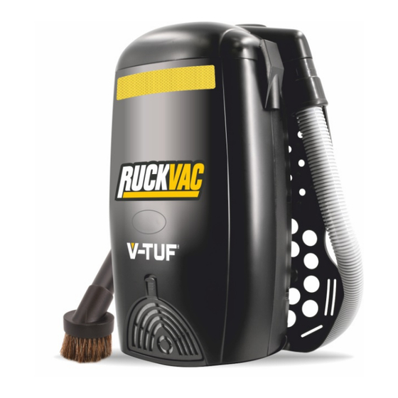 V-TUF RUCKVAC Operator's Manual