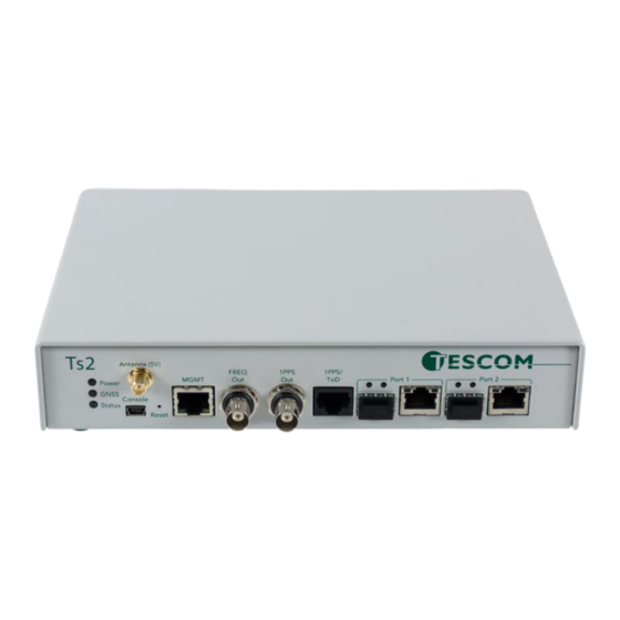 Tescom Ts2 Manuals