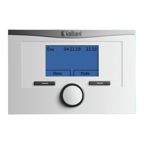 Vaillant timeSWITCH 160 Manuals