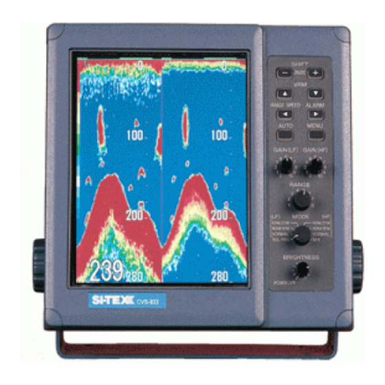 Koden CVS-833 Operationg Manual