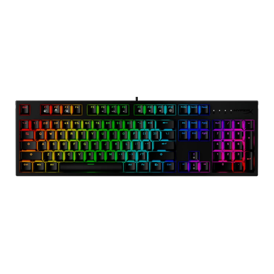 HyperX Alloy Mars 2 Quick Start Manual