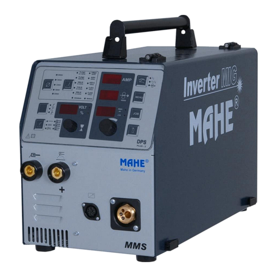 User Manuals: Mahe MMS 2000P Welding System