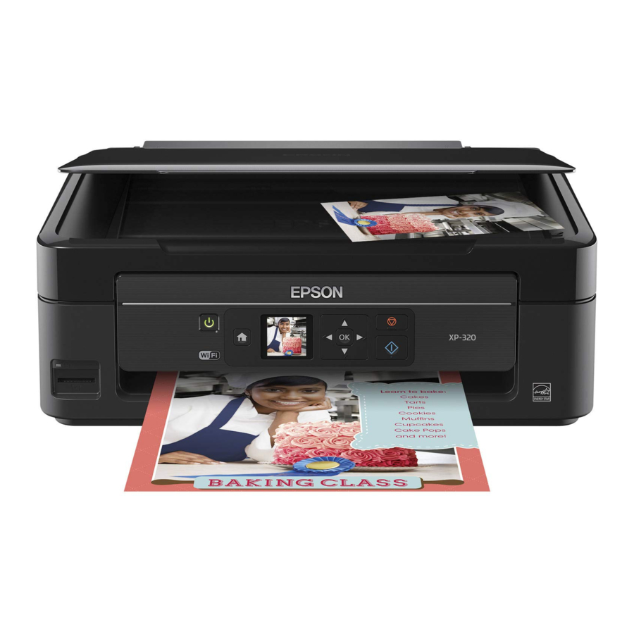 Epson Small-in-One XP-320, XP-420, XP-424 - All-In-Ones Printer Quick Installation Guide