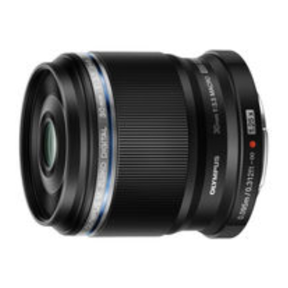 Olympus ED 14-42mm f3.5-5.66 EZ Instructions Manual
