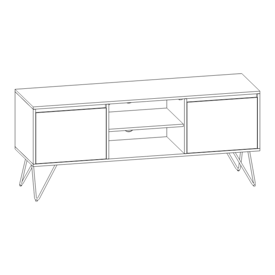 SIMPLIHOME brooklyn + max WyndenHall AXCHUN-08 Assembly Instructions Manual
