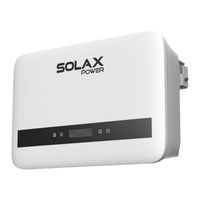 SolaX Power X1-BOOST-2.5K-G4 User Manual