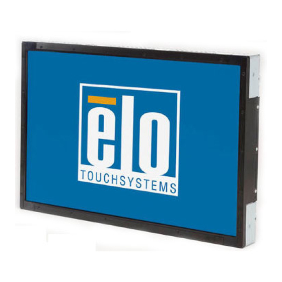 Elo TouchSystems Elo Entuitive 3000 Series 2240L Manuals