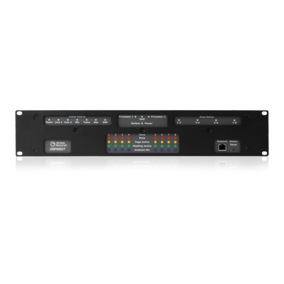 Atlas DSP8807 Owner's Manual