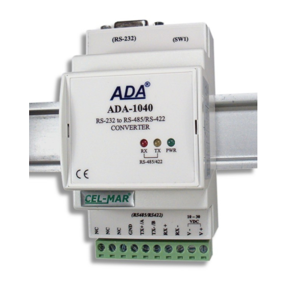 CEL-MAR ADA-1040 User Manual