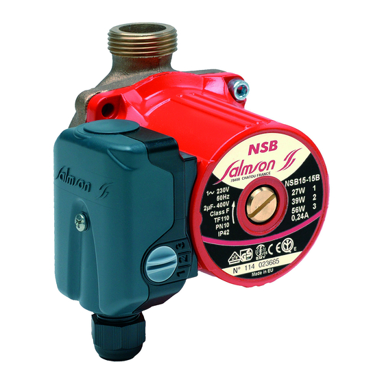 salmson NSB Series Installation And Starting Instructions