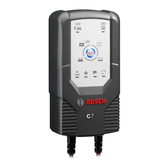 Bosch C7 Manuals